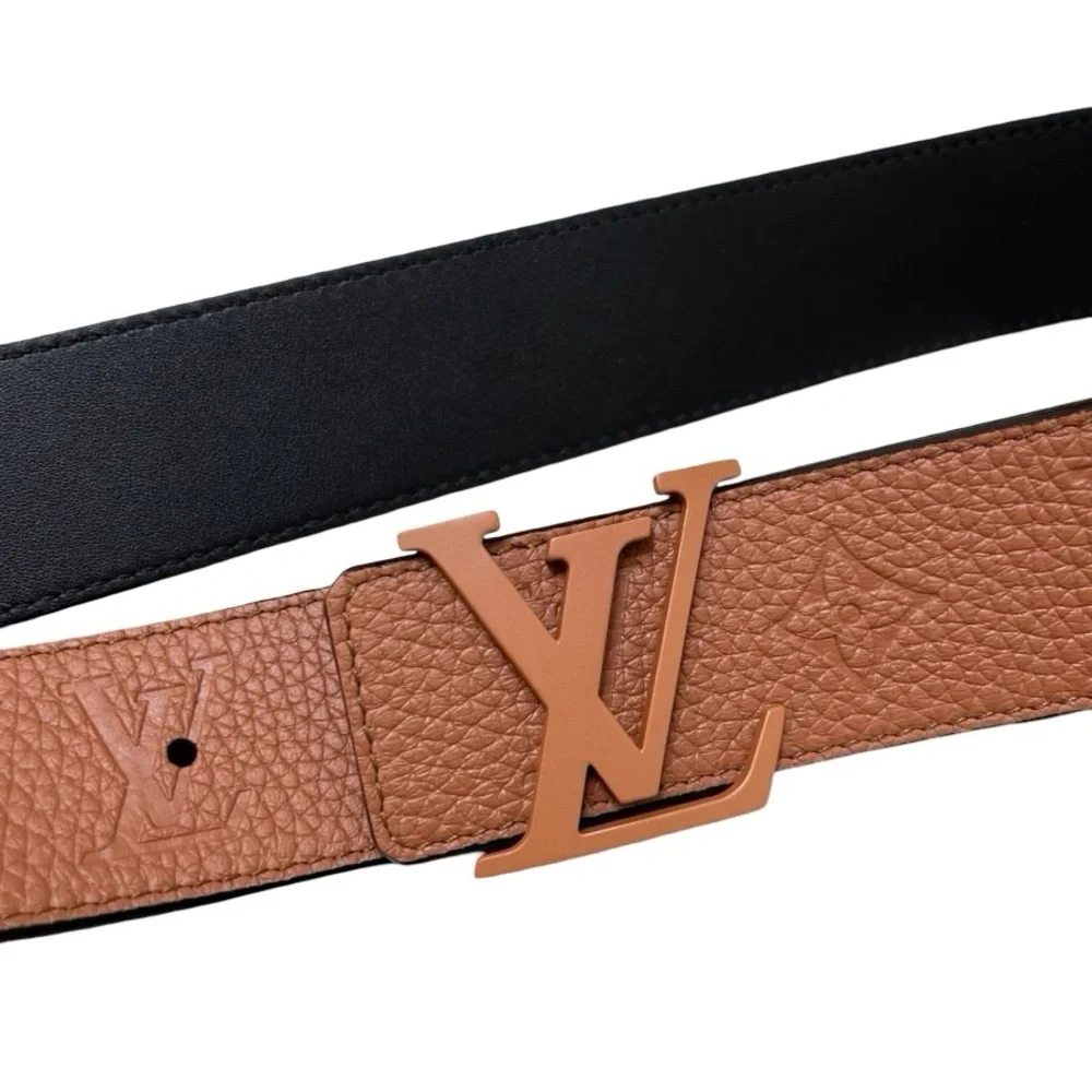 LV Initiales Taurillon Monogram 40mm Reversible Belt